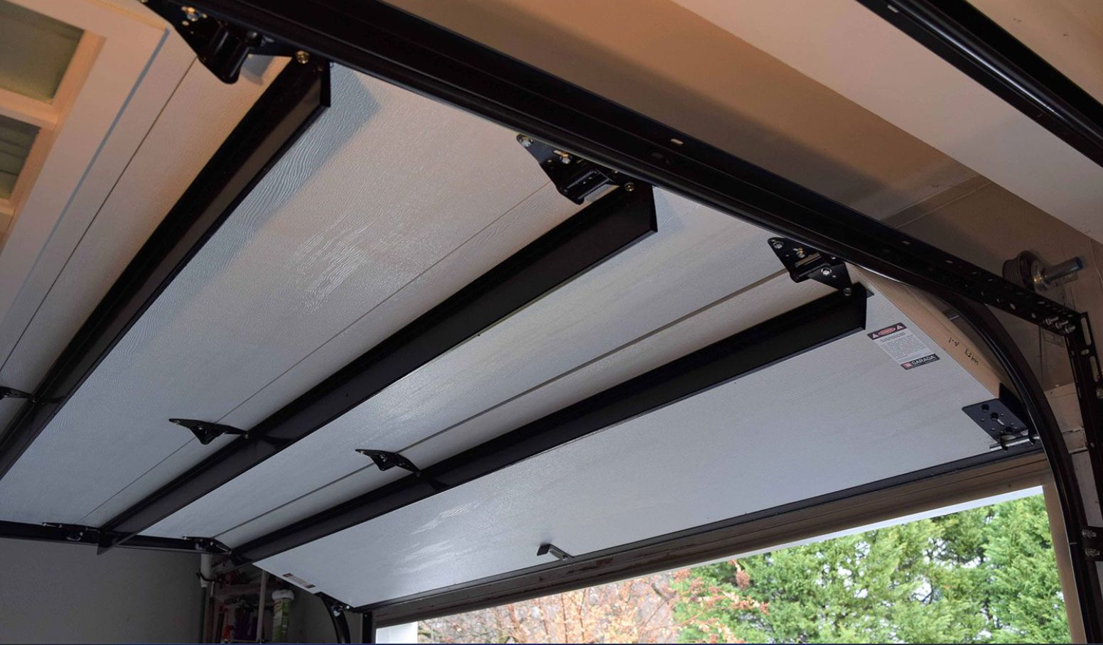 garage door track