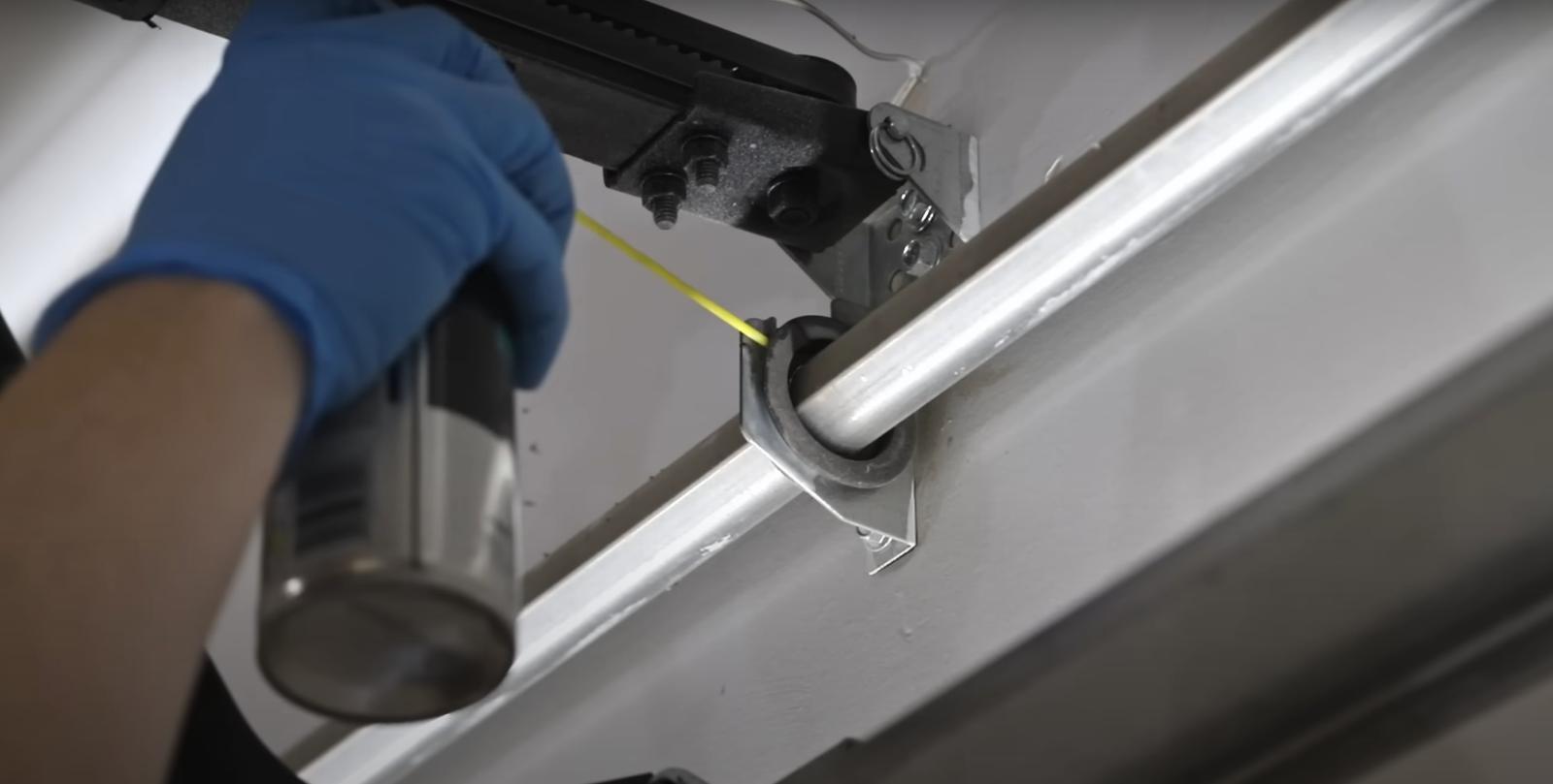 noisy garage door fix