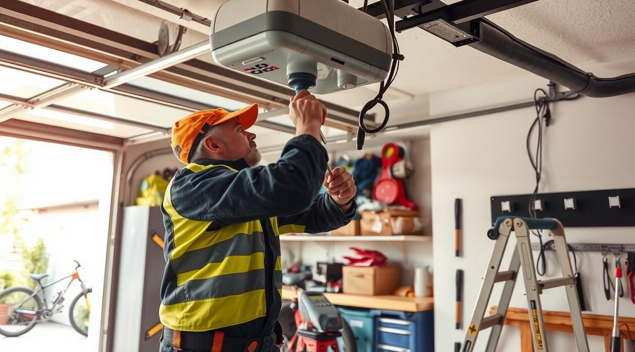 Storm Surge Lightning Damaged Garage Door Opener Repair Sandalfoot Cove FL