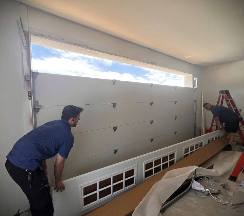 Residential Garage Door Panel Section Replacement Whisper Walk