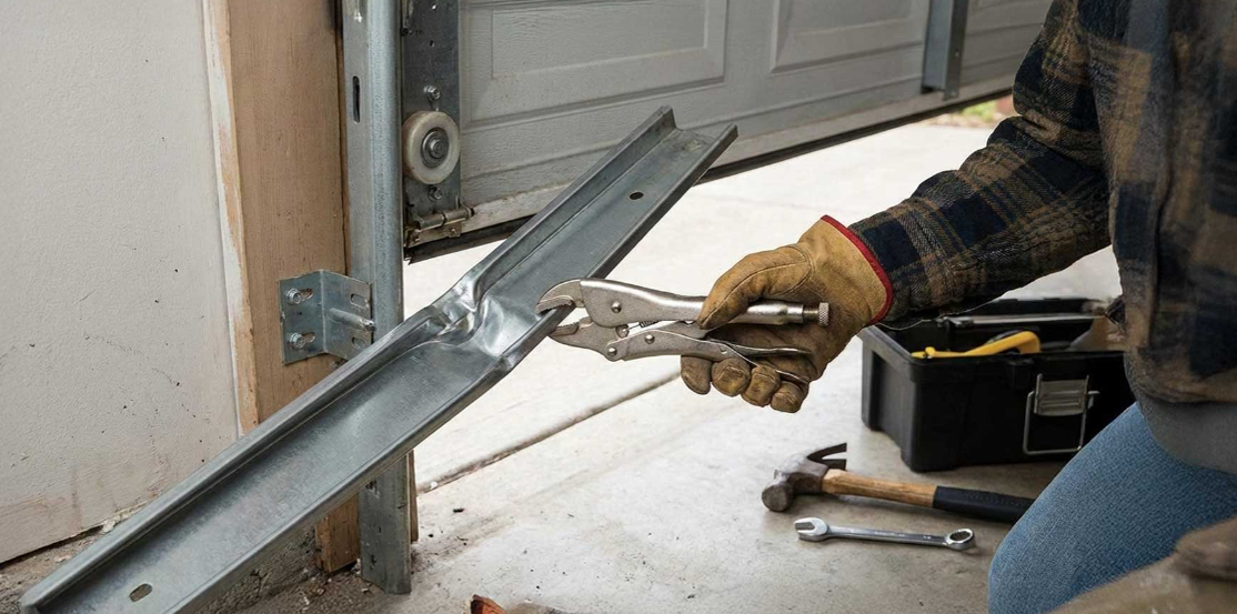 Off-Track Garage Door Realignment Track Repair Sandalfoot Cove FL